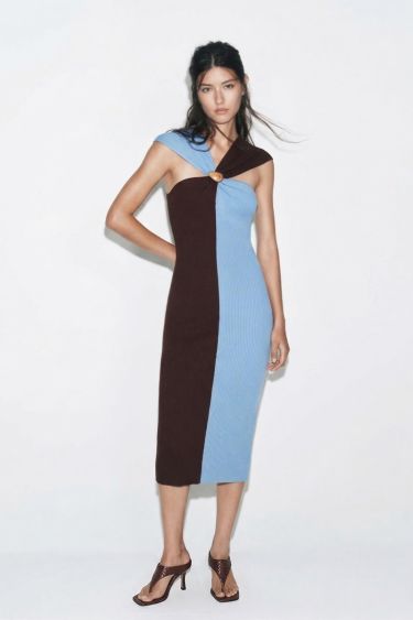 SLD510037-SKY BLUE/BROWN